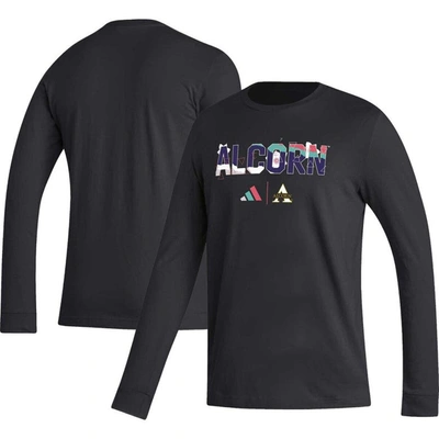 Adidas Originals Adidas Black Alcorn State Braves Honoring Black Excellence Long Sleeve T-shirt