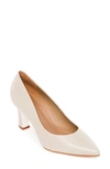 Bernardo Faryn Pointed Toe Pump In Eggshell