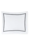 Sferra Grande Hotel Sham In White/ Black