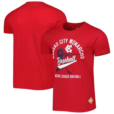 Stitches Red Kansas City Monarchs Soft Style T-shirt