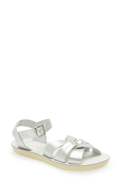 Salt Water Sandals By Hoy Kids' Swimmer Sandal In Silver