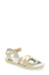 Salt Water Sandals By Hoy Kids' Swimmer Sandal In Gold