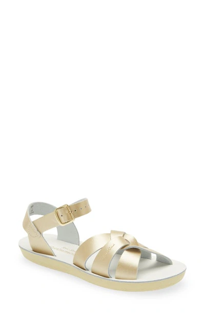Salt Water Sandals By Hoy Kids' Swimmer Sandal In Gold