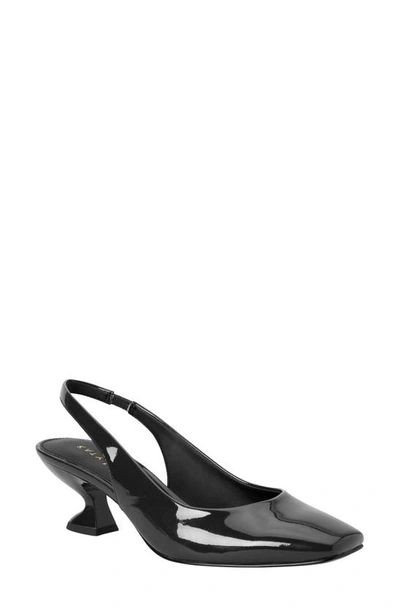 Katy Perry The Laterr Slingback Square Toe Pump In Black Patent
