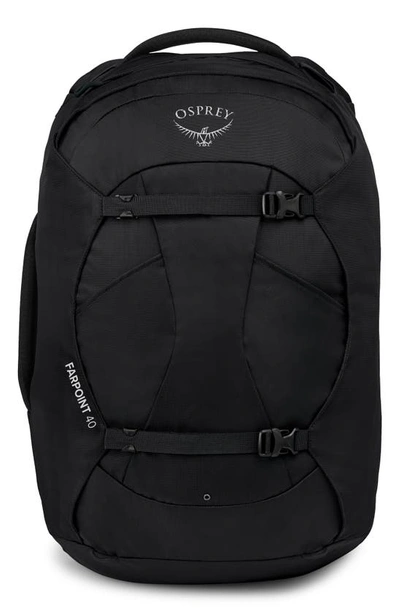 Osprey Farpoint 40-liter Travel Carry-on Backpack In Black