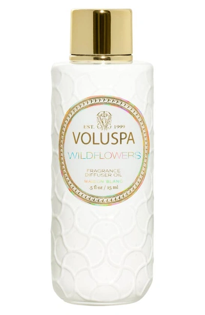 Voluspa Ultrasonic Fragrance Diffuser Oil In Maison Blanc