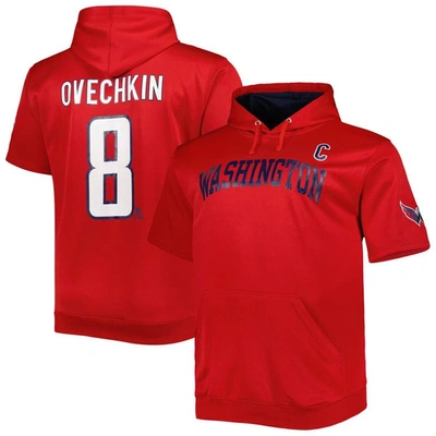 Fanatics Branded Alexander Ovechkin Red Washington Capitals Big & Tall Captain Patch Name & Number P