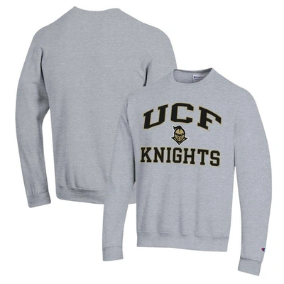 Champion Heather Gray Ucf Knights High Motor Pullover Sweatshirt