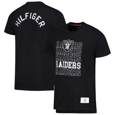 Tommy Hilfiger Black Las Vegas Raiders Liam T-shirt