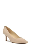 Nine West Kuna 9x9 Pointed Toe Pump In Light Natural Leather