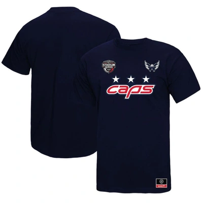 Mitchell & Ness Men's  Navy Washington Capitals 2023 Nhl Stadium Series Team T-shirt