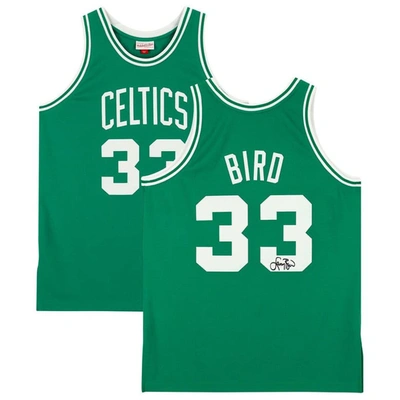 Fanatics Authentic Larry Bird Boston Celtics Autographed Green Authentic Mitchell And Ness Jersey