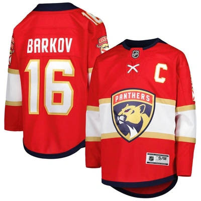 Outerstuff Kids' Youth Aleksander Barkov Red Florida Panthers Home Premier Player Jersey