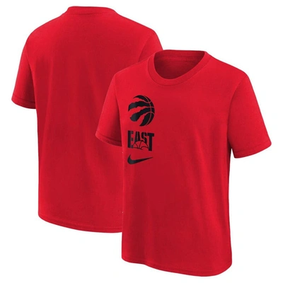 Nike Kids' Youth   Red Toronto Raptors Vs Block Essential T-shirt