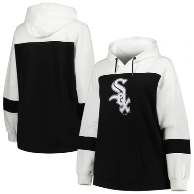 Profile Black Chicago White Sox Plus Size Colorblock Pullover Hoodie