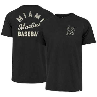 47 '  Black Miami Marlins Turn Back Franklin T-shirt
