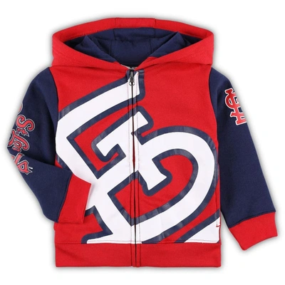 Outerstuff Kids' Toddler Red St. Louis Cardinals Poster Board Full-zip Hoodie