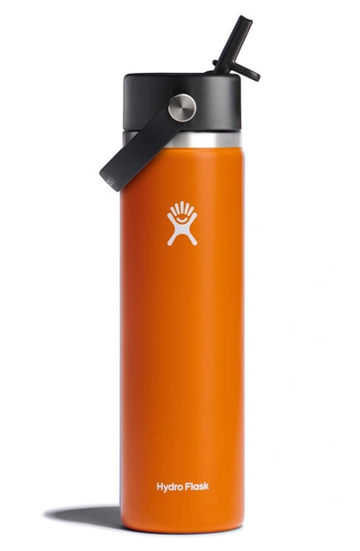 Hydro Flask 24-ounce Wide Mouth Water Bottle With Straw Lid In Mesa