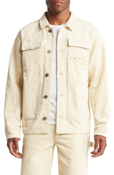 Cat Wwr Utility Jacket In Sandshell