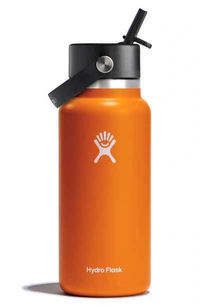 Hydro Flask 32-ounce Wide Mouth Water Bottle With Straw Lid In Mesa