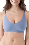 True & Co. True Body Triangle Convertible Strap Bralette In Periwinkle