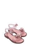 Melissa Kids' X Barbie Mini Mar Sandal In Pink Glitter