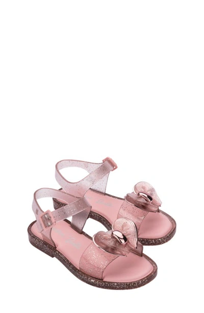 Melissa Kids' X Barbie Mini Mar Sandal In Pink Glitter