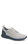 Johnston & Murphy Amherst Knit Sneaker In Light Grey