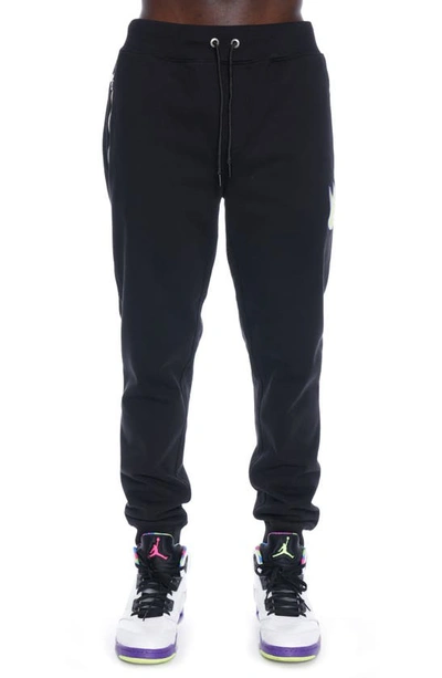 Cult Of Individuality Cotton French Terry Sweatpants In Black