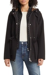 Via Spiga Soft Shell Jacket In Black
