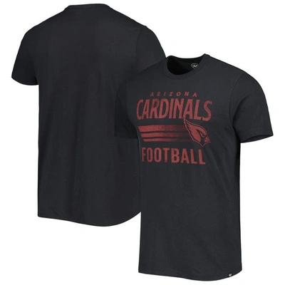 47 ' Black Arizona Cardinals Wordmark Rider Franklin T-shirt