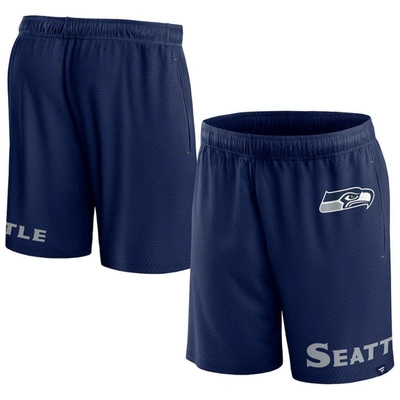 Fanatics Branded College Navy Seattle Seahawks Clincher Shorts