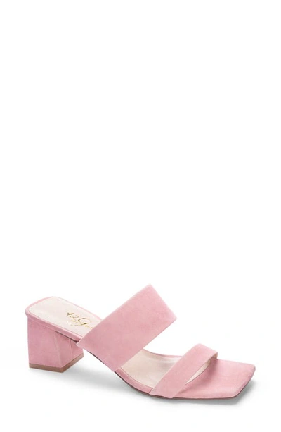 42 Gold Lizbett Slide Sandal In Pink