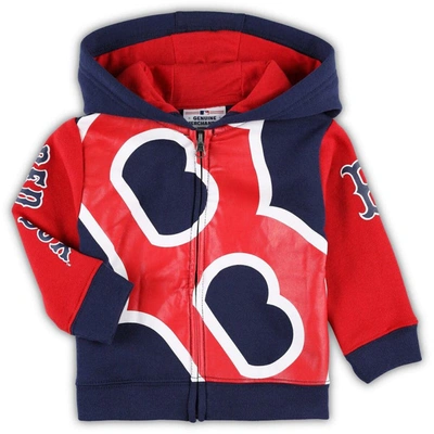 Outerstuff Babies' Infant Navy Boston Red Sox Poster Board Full-zip Hoodie