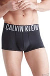 Calvin Klein Assorted 3-pack Intense Power Micro Low Rise Trunks In Black W/ Fiesta, Creamy White, Midnight Blue Logo