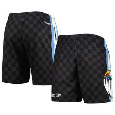 Mitchell & Ness Men's  Black Sporting Kansas City City Mesh Shorts