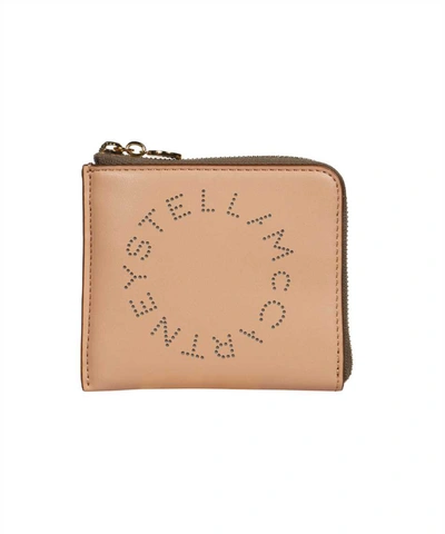 Stella Mccartney Stella Logo Small Wallet In Pink
