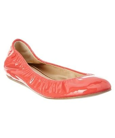 Lanvin Patent Ballerina Flat In Pink