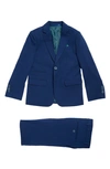 Isaac Mizrahi New York Kids' Slim Fit 2-piece Suit In Cobalt