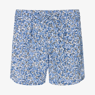 Ido Junior Kids'  Girls Blue Floral Viscose Shorts