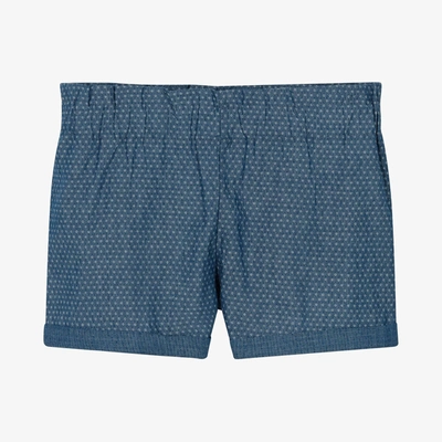 Everything Must Change Babies' Girls Blue Cotton Shorts