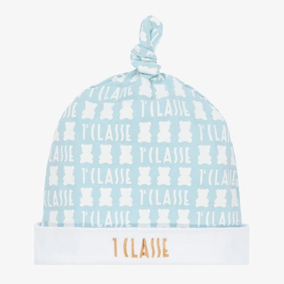 Alviero Martini Blue Teddy Logo Baby Hat