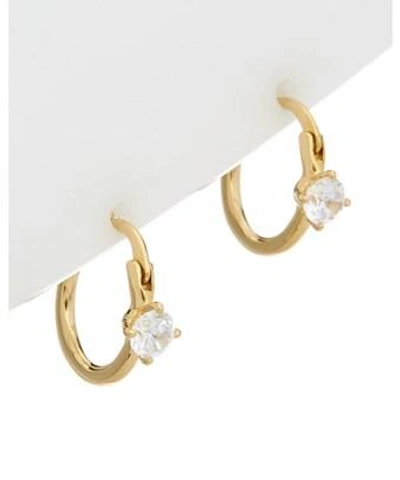 Nadri Jasmine Small Hoop Earrings In Gold
