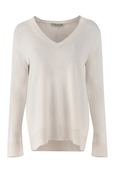 's Max Mara Verona Wool And Cashmere Pullover In Beige