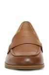 Naturalizer Milo Faux Leather Loafer In English Tea Smooth Brown