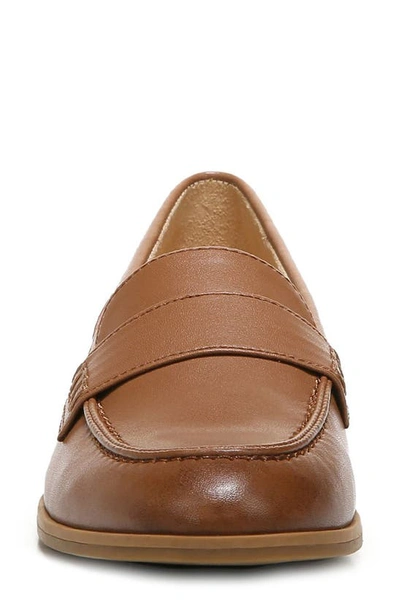 Naturalizer Milo Faux Leather Loafer In English Tea Smooth Brown