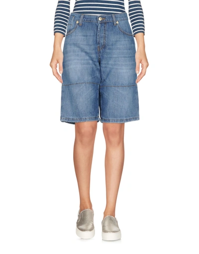 Marni Denim Shorts In Blue