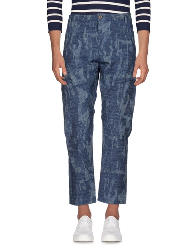 Ports 1961 Denim Pants In Blue