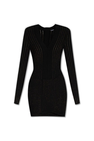 Balmain Dresses In Black