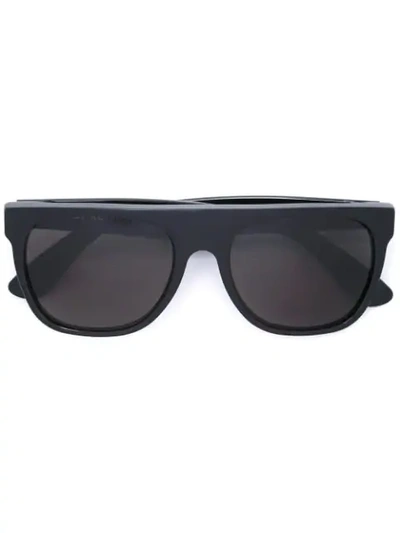 Retrosuperfuture 'flat Top' Sunglasses In Black